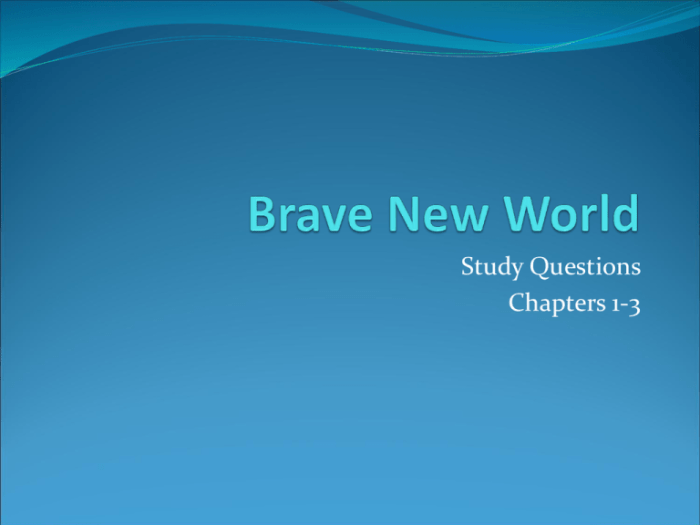 Brave new world chapter 9