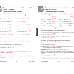 Chapter 1 glencoe algebra 2