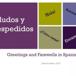 Saludos despedidas los spanish las español greetings farewells guardado desde