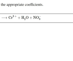 Redox inserting balance reaction following appropriate coefficients